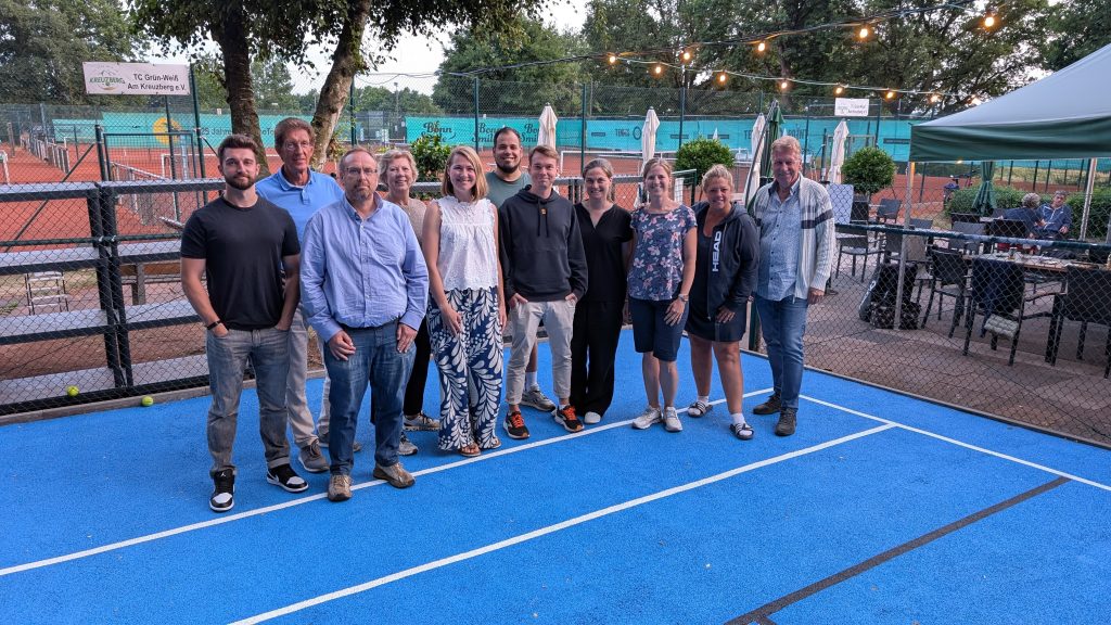 Vorstand des TC GW Am Kreuzberg im Juli 2025