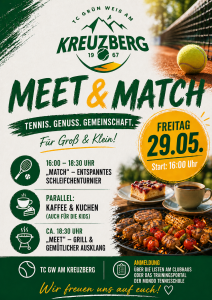 Meet & Match am Freitag, 29. Mai 2026 ab 16 Uhr