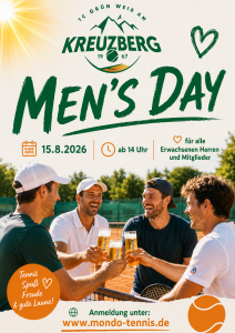 Men's Day am 15.8.2026 ab 14 Uhr